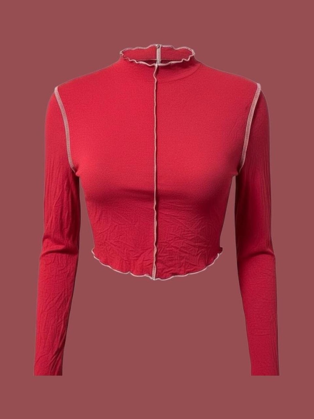 Shein Patchwork Crop Top